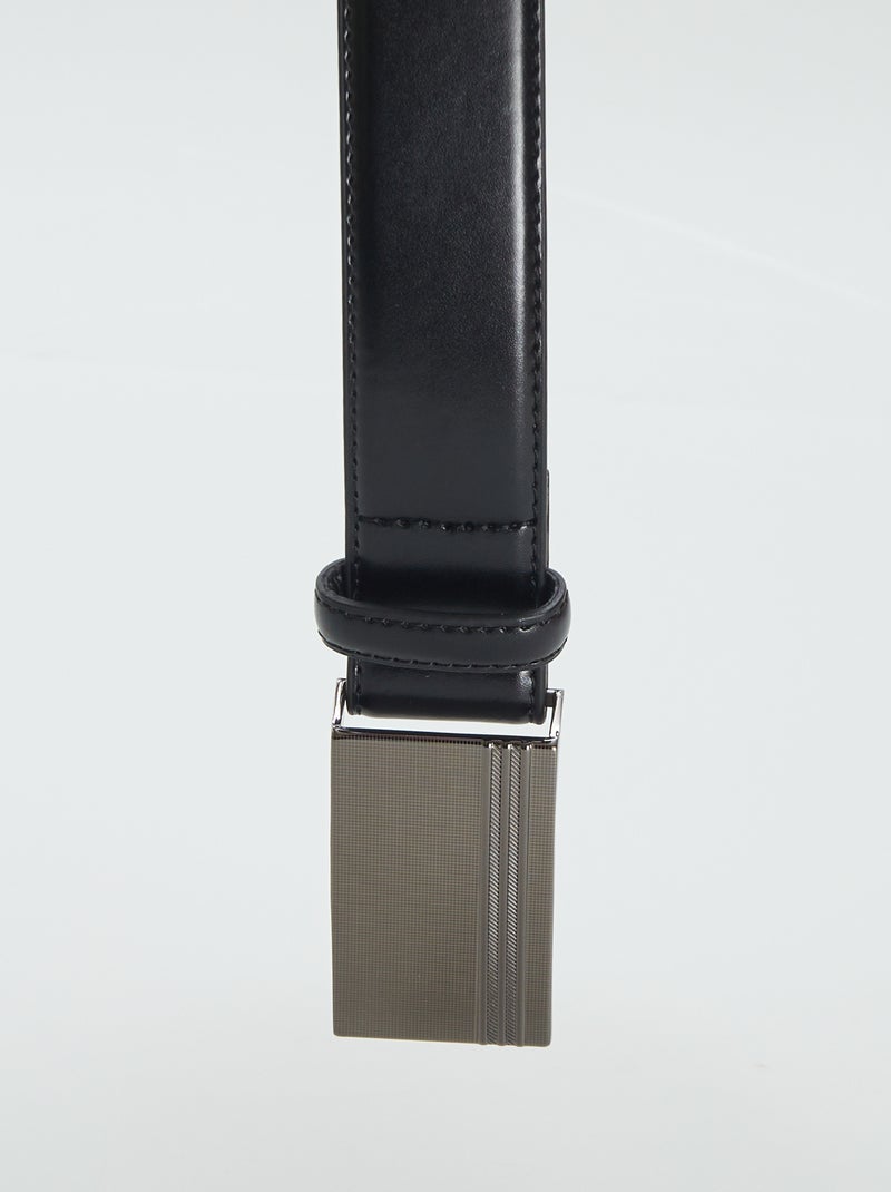 Ceinture en simili Noir - Kiabi