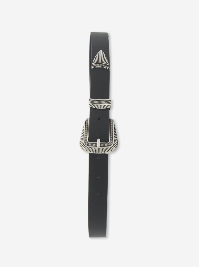Ceinture style western Noir - Kiabi