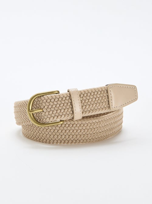 Ceinture tressée - Kiabi