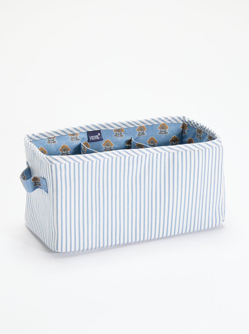Cesto portaoggetti in tessuto Bianco - Kiabi
