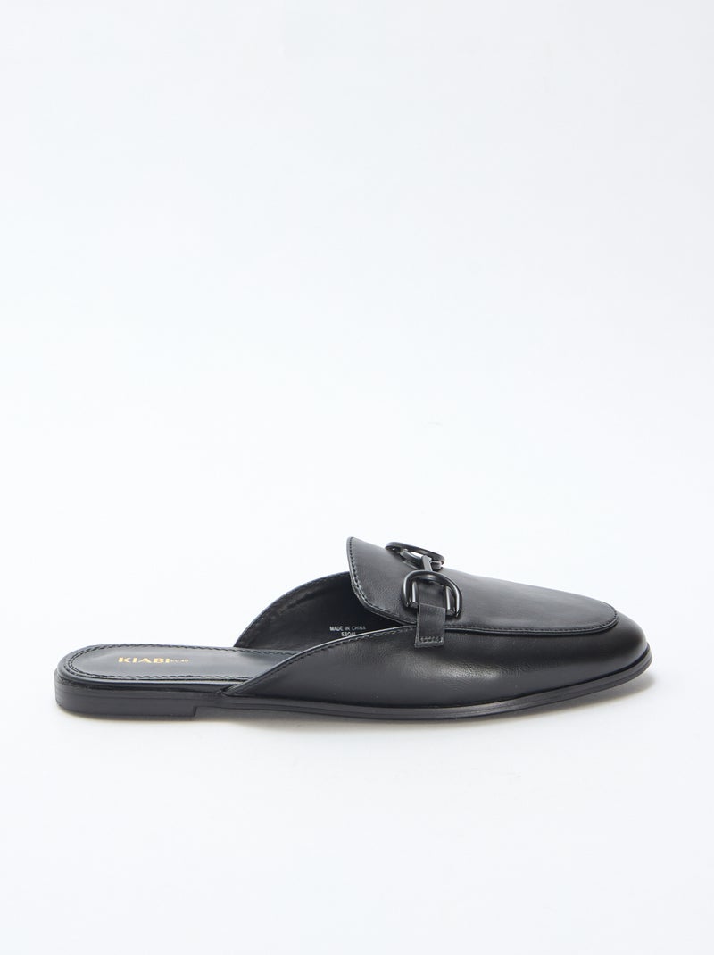 Chain-Detail Loafers Black - Kiabi