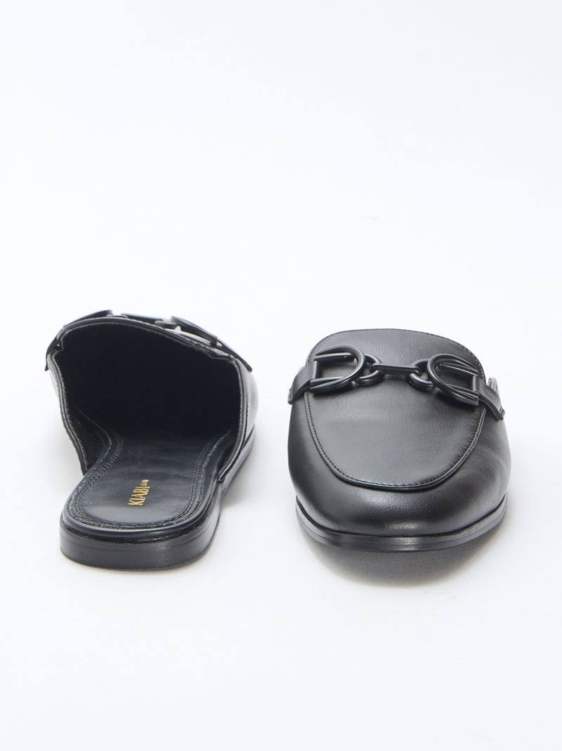 Chain-Detail Loafers Black - Kiabi