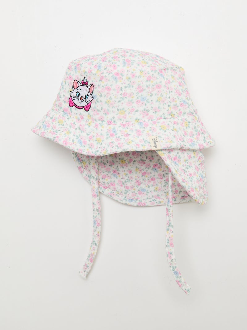 Chapeau avec lien à nouer 'Marie' Rose pâle - Kiabi