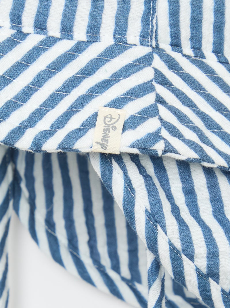 Chapeau avec lien à nouer 'Winnie' Bleu - Kiabi