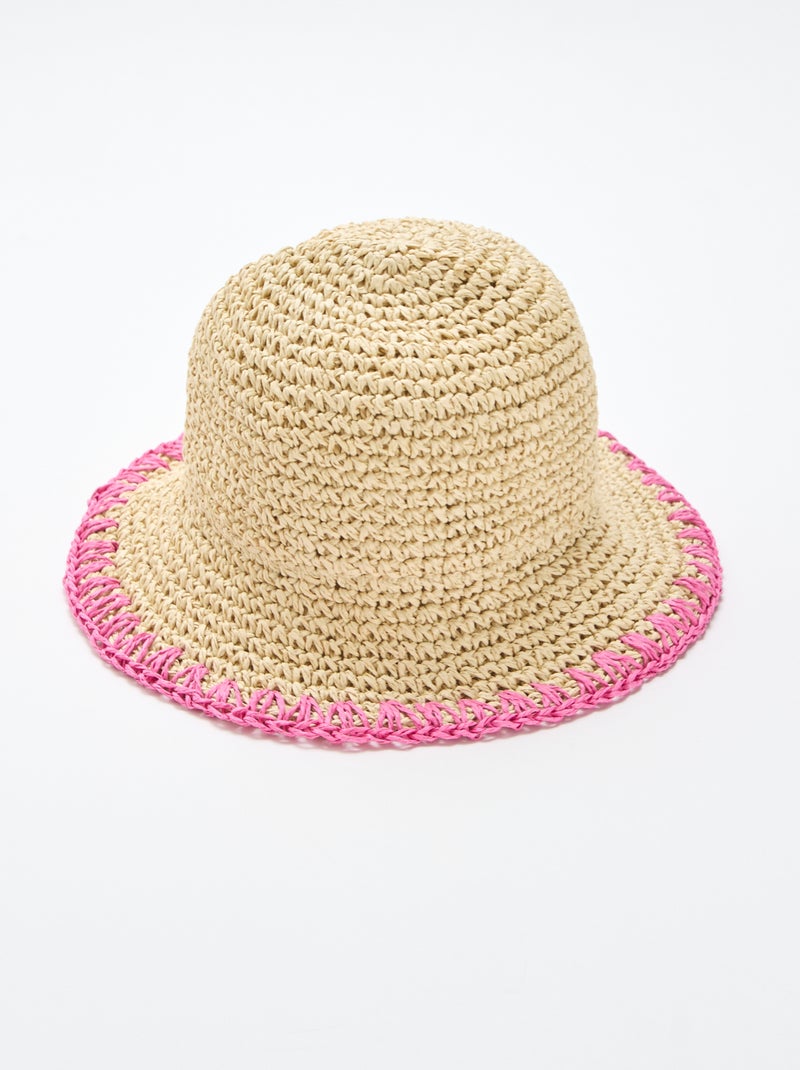 Chapeau forme cloche Beige - Kiabi
