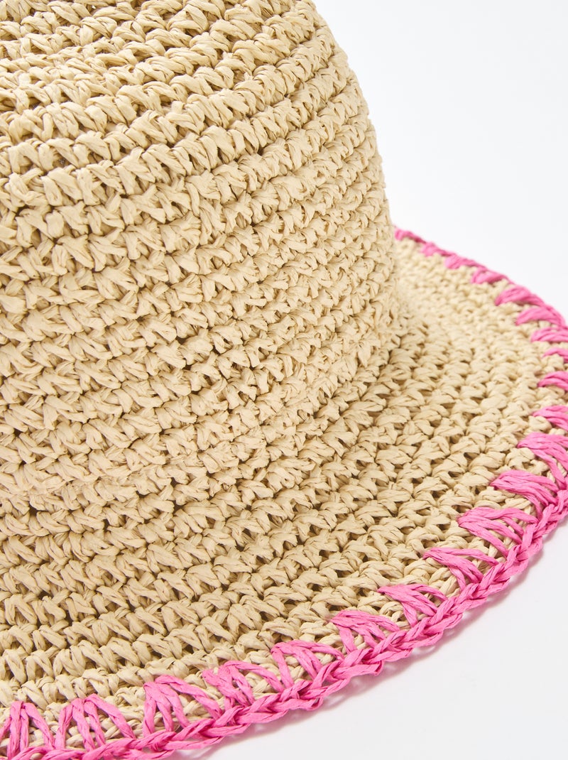 Chapeau forme cloche Beige - Kiabi