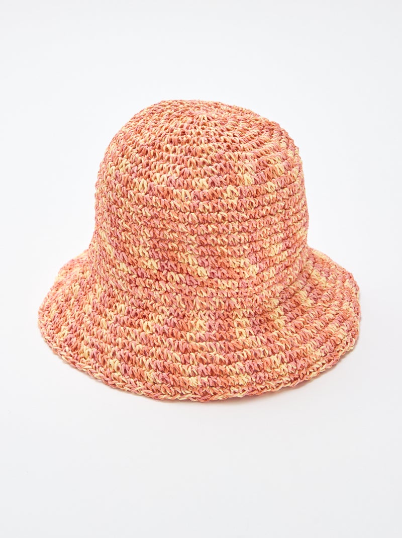Chapeau forme cloche Rose - Kiabi