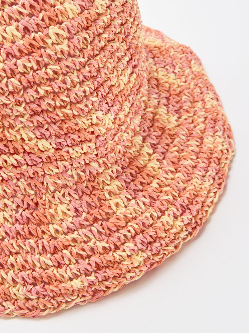 Chapeau forme cloche Rose - Kiabi