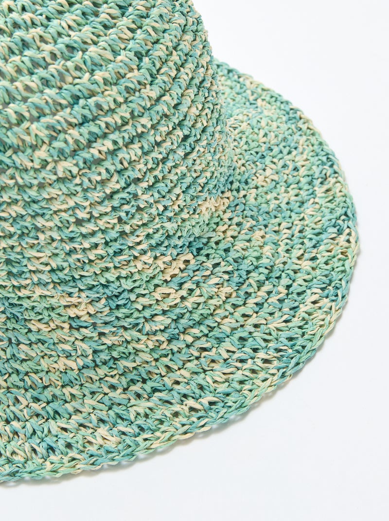 Chapeau forme cloche Vert - Kiabi