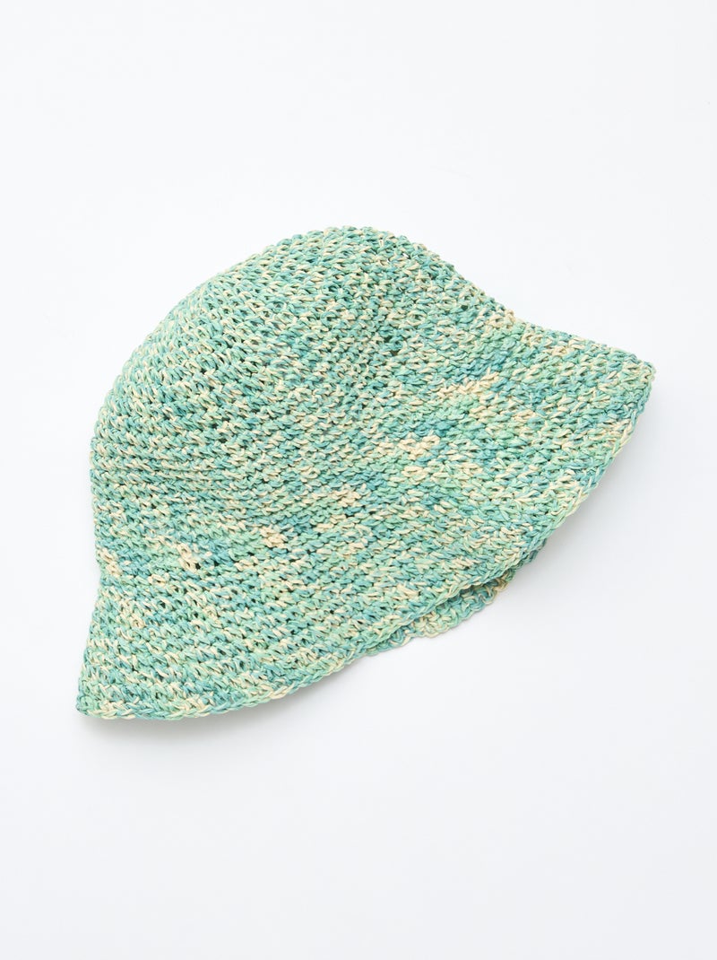 Chapeau forme cloche Vert - Kiabi