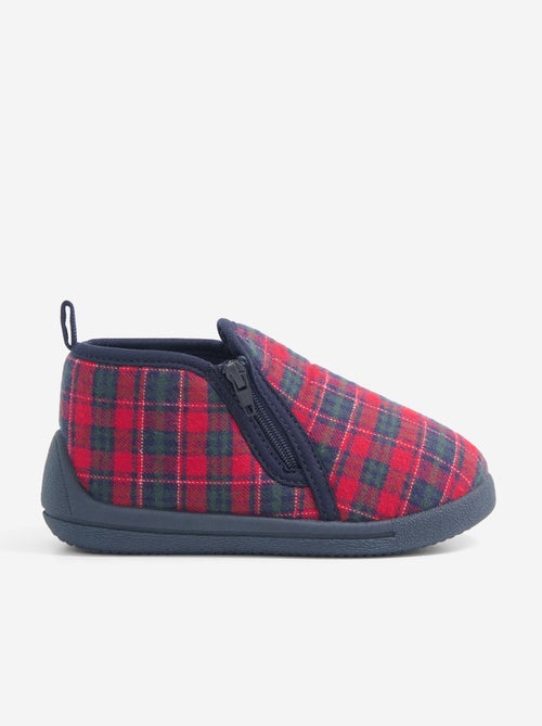 Chaussons à carreaux - Kiabi