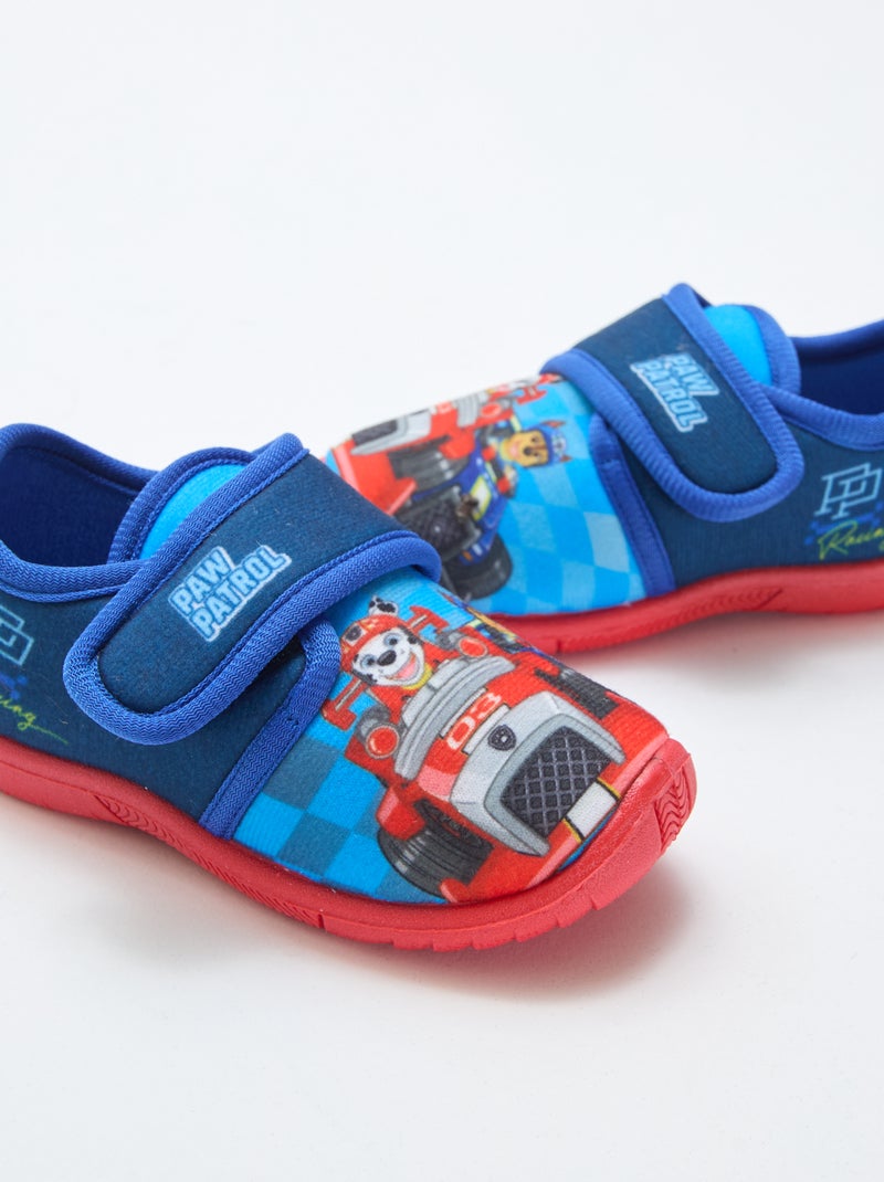 Chaussons à scratch 'Pat' patrouille' Bleu - Kiabi