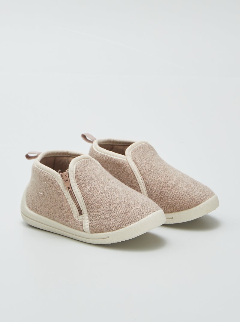 Chaussons boots Beige - Kiabi