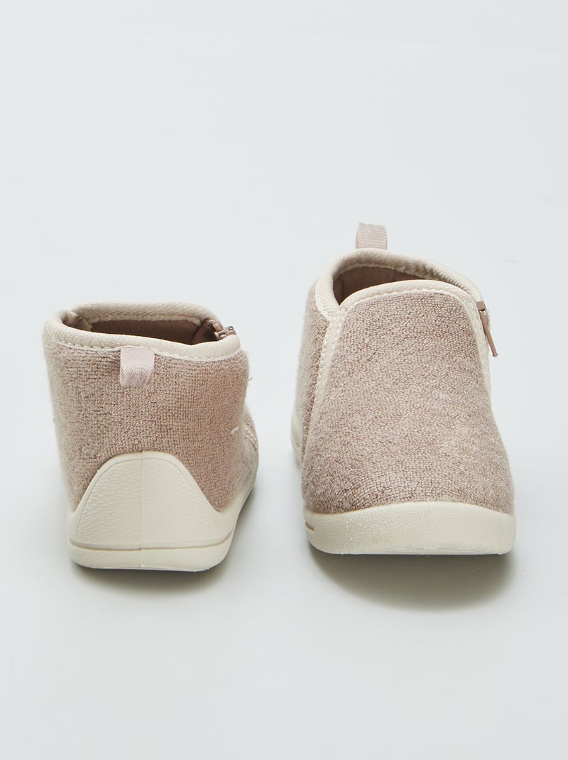 Chaussons boots Beige - Kiabi