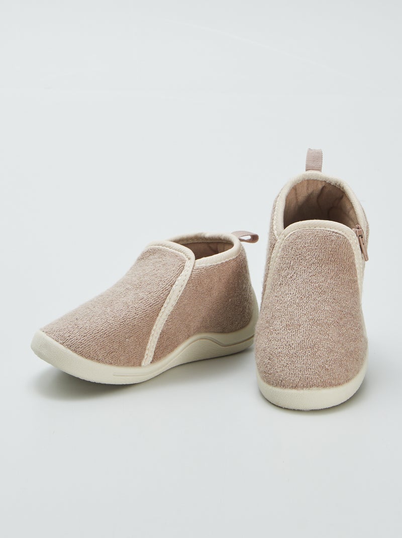 Chaussons boots Beige - Kiabi