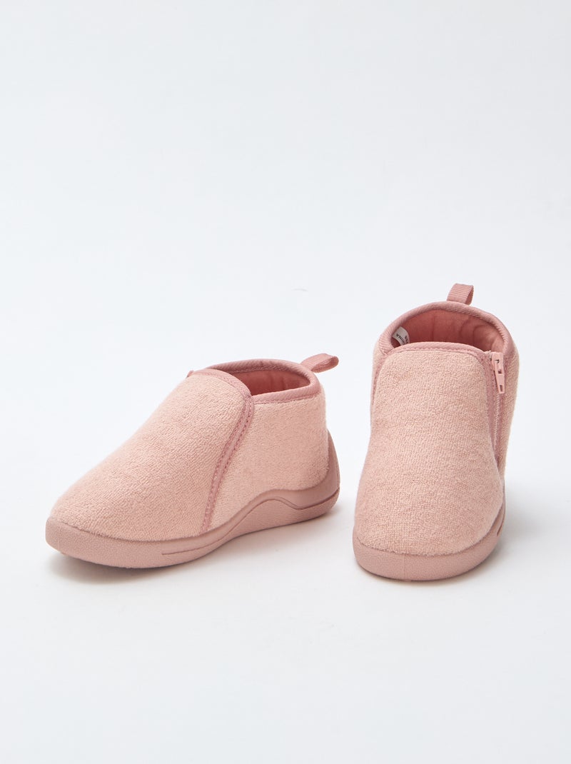 Chaussons bottillons Rose - Kiabi