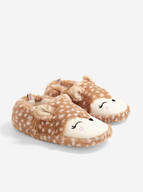 Chaussons effet moutonné - Kiabi