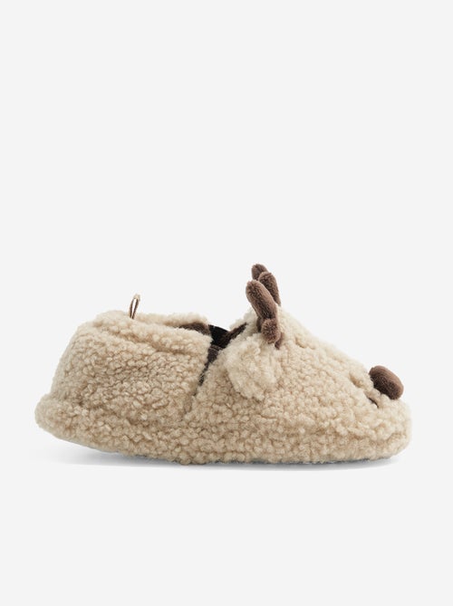 Chaussons en matière moutonnée - Kiabi Chaussons en matière moutonnée - Kiabi