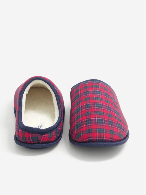 Chaussons homme mules fourrés - Kiabi