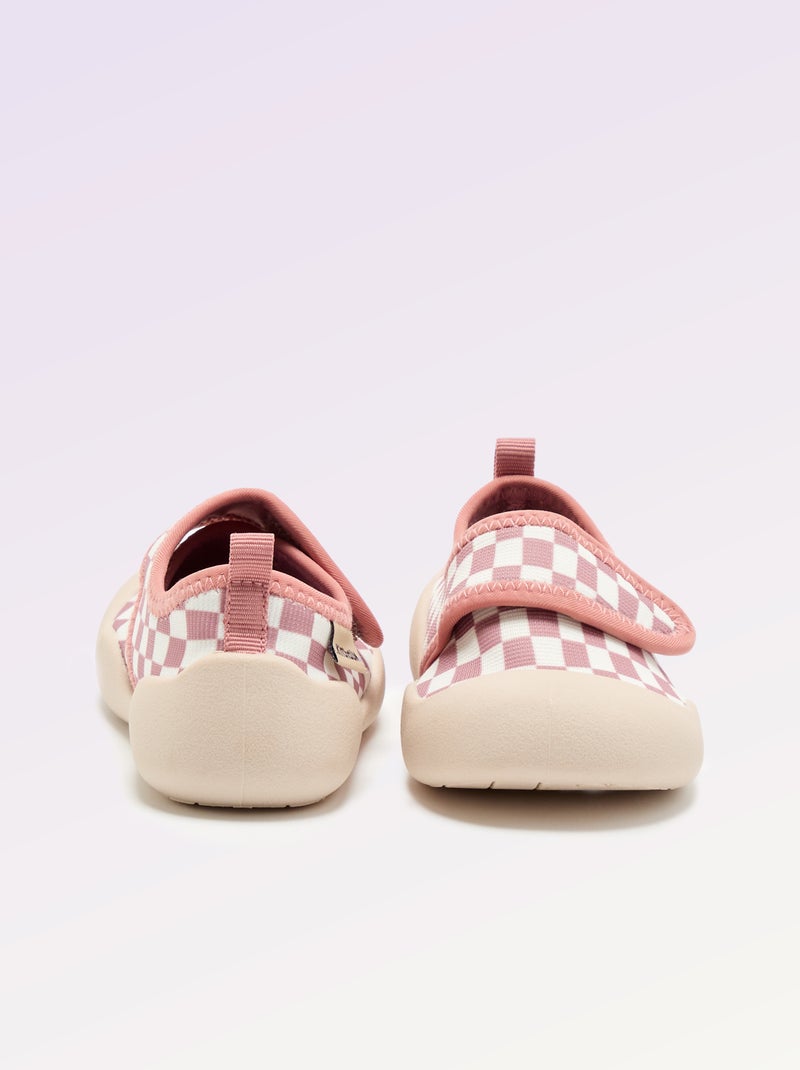 Chaussons motricité 4 'marcher' - Kitchoun Rose - Kiabi
