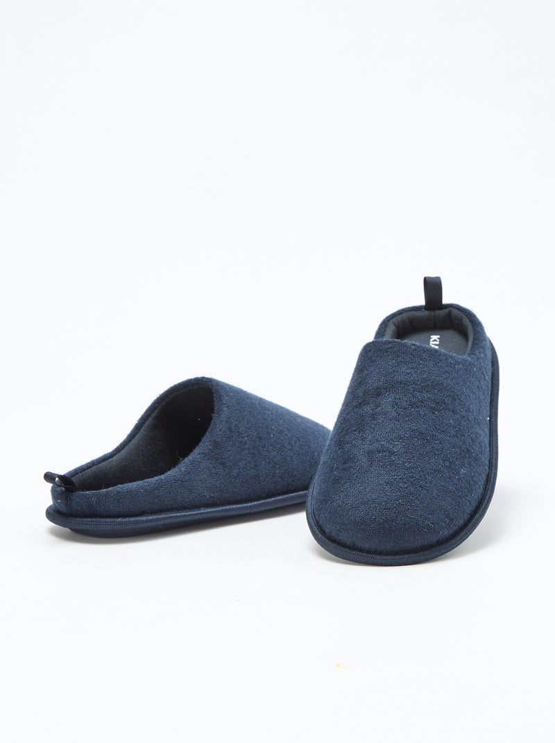 Chaussons mules Bleu - Kiabi