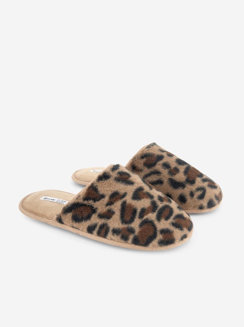 Chaussons mules fourrés - Kiabi