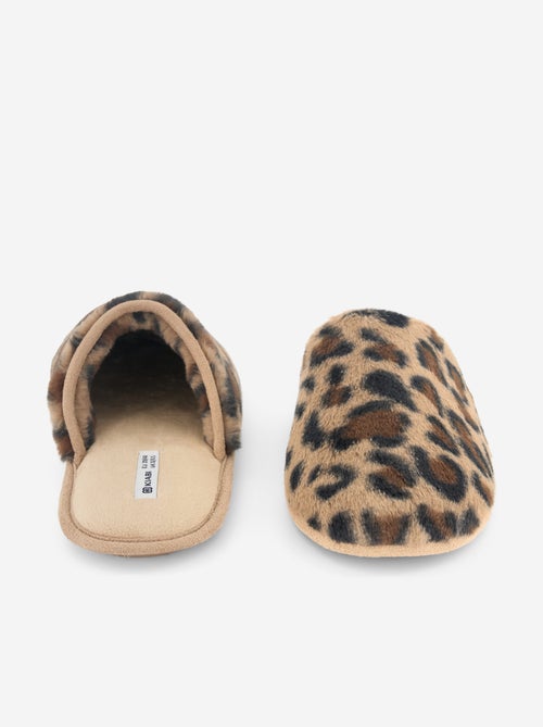 Chaussons mules fourrés - Kiabi