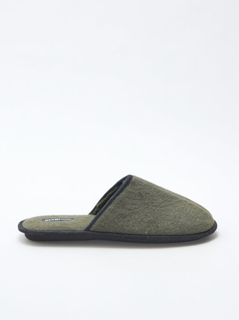Chaussons mules Vert - Kiabi