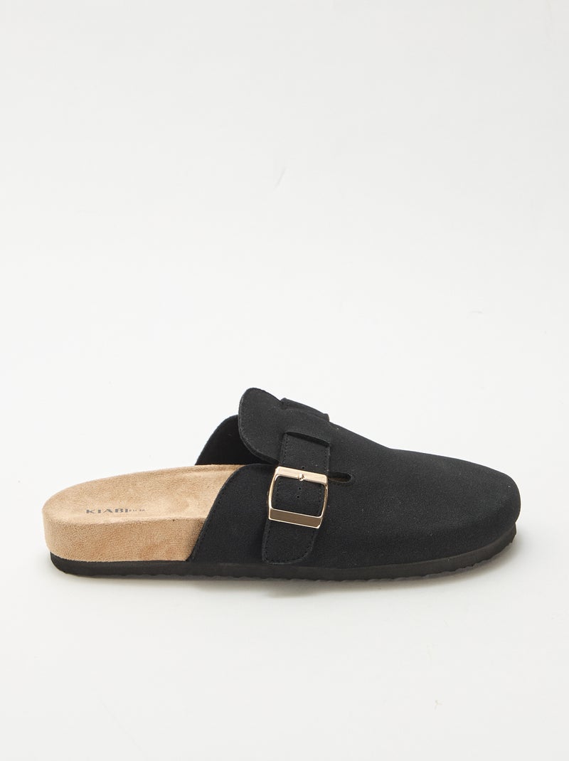 Chaussons sabot Noir - Kiabi