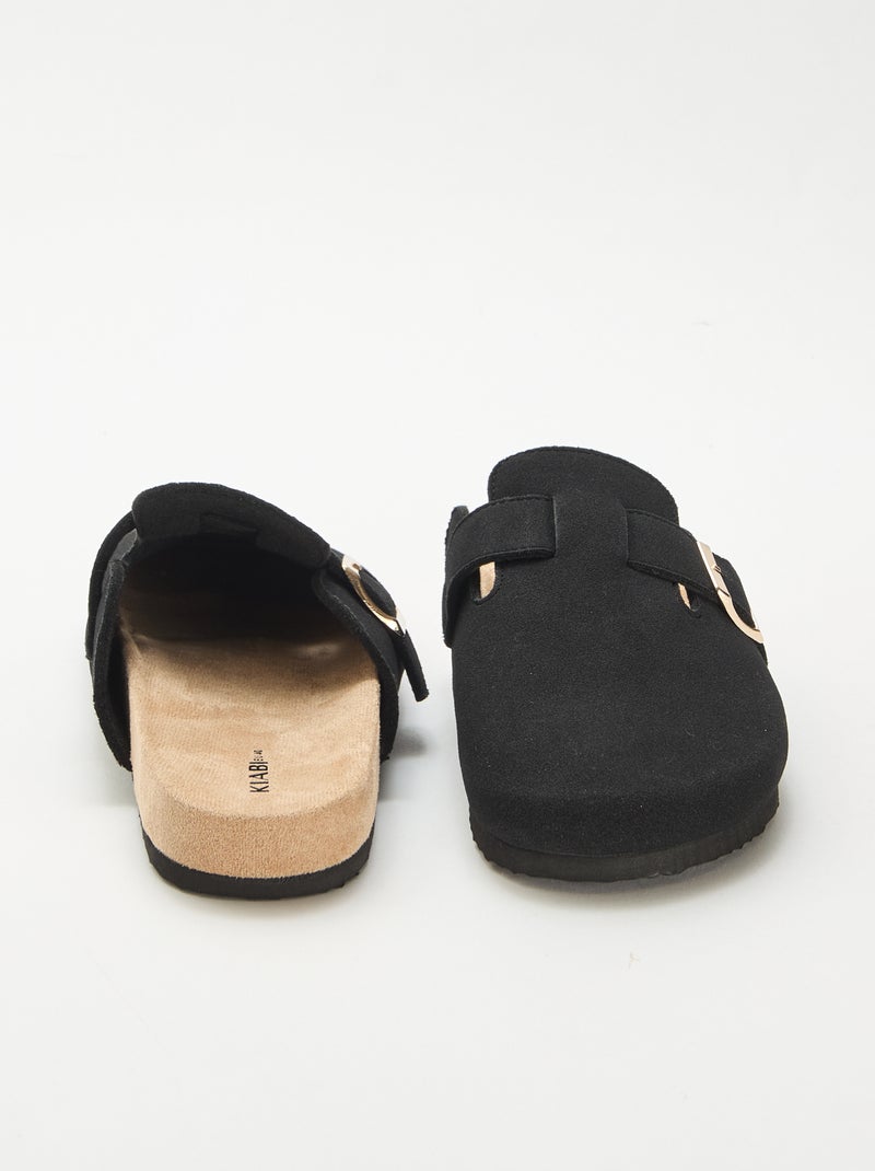 Chaussons sabot Noir - Kiabi