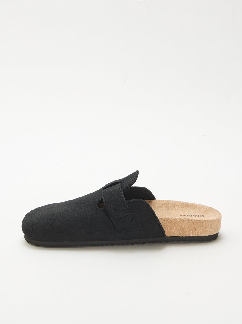 Chaussons sabot Noir - Kiabi