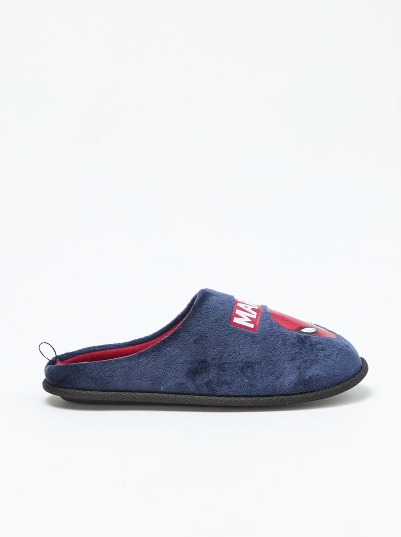 Chaussons 'Spider-man' Bleu - Kiabi