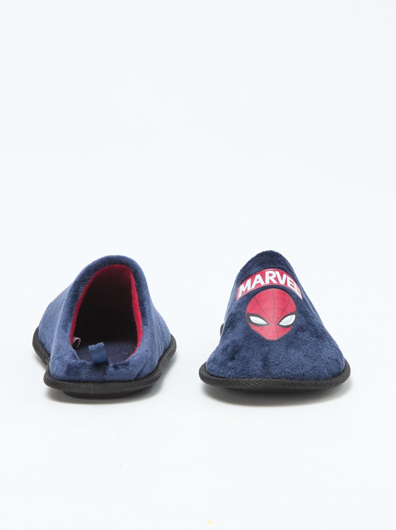 Chaussons 'Spider-man' Bleu - Kiabi
