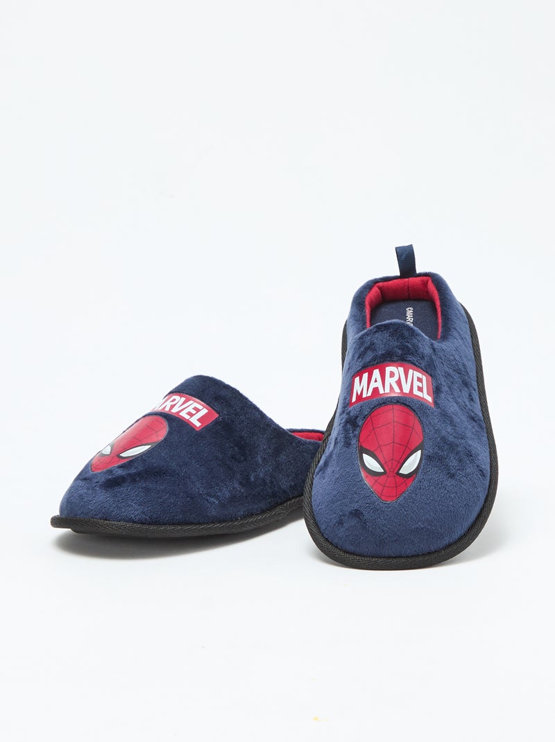 Chaussons 'Spider-man' Bleu - Kiabi