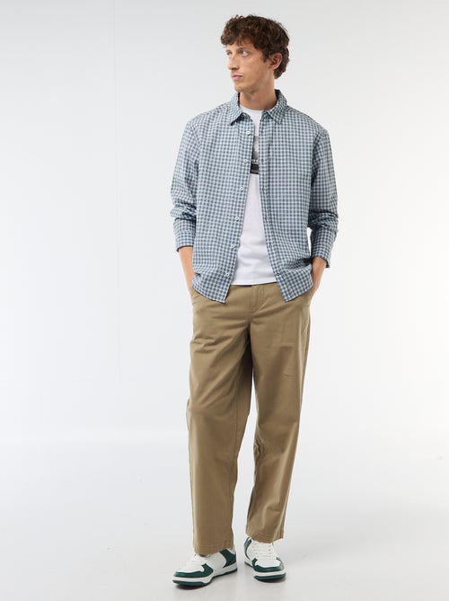 Checked Shirt - Kiabi