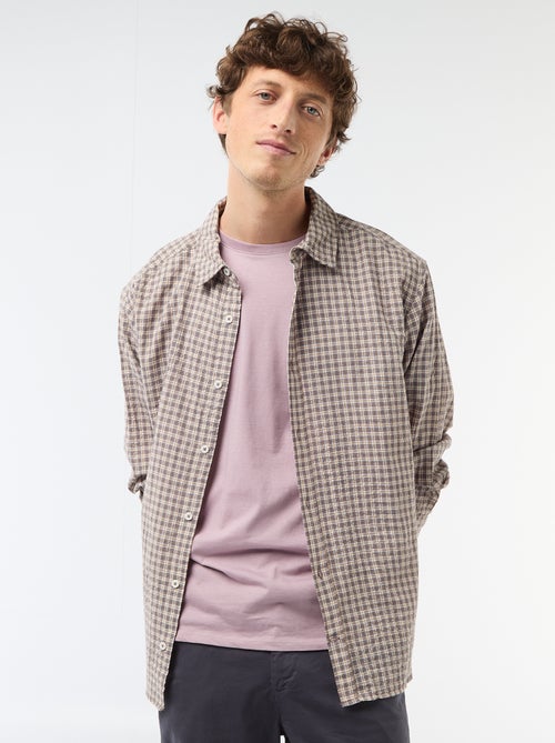Checked Shirt - Kiabi
