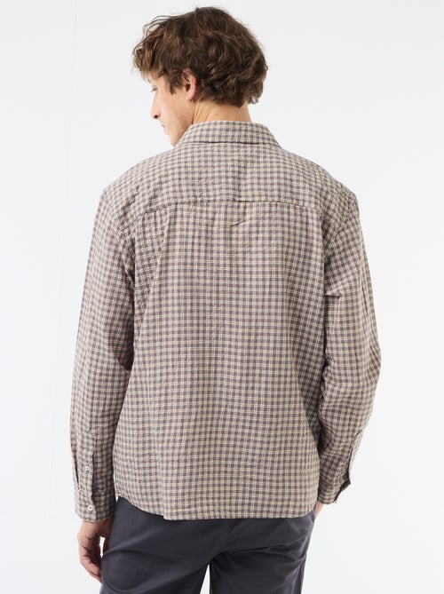 Checked Shirt - Kiabi