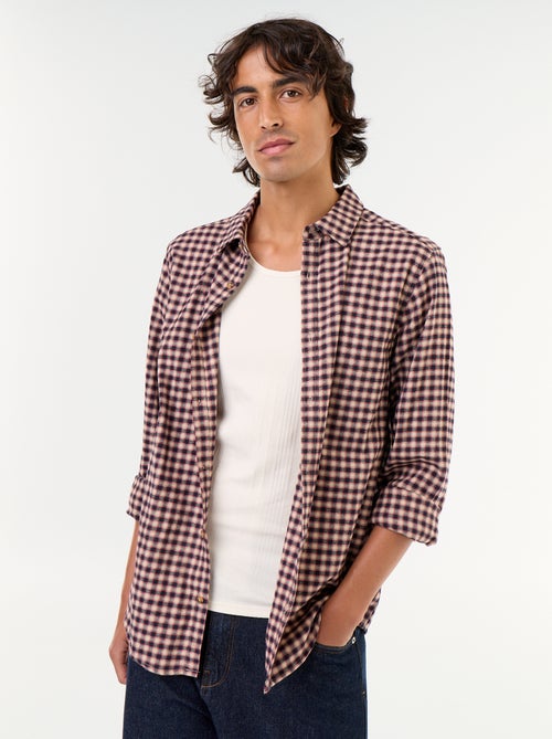 Checked Shirt - Kiabi