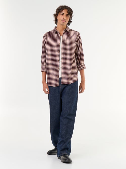 Checked Shirt - Kiabi