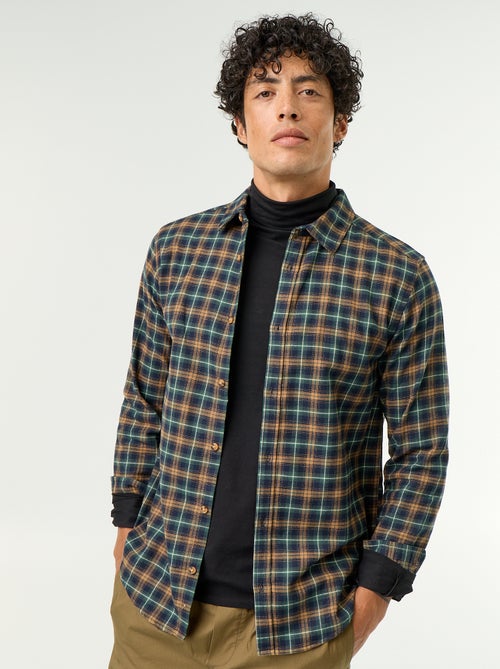 Checked Shirt - Kiabi