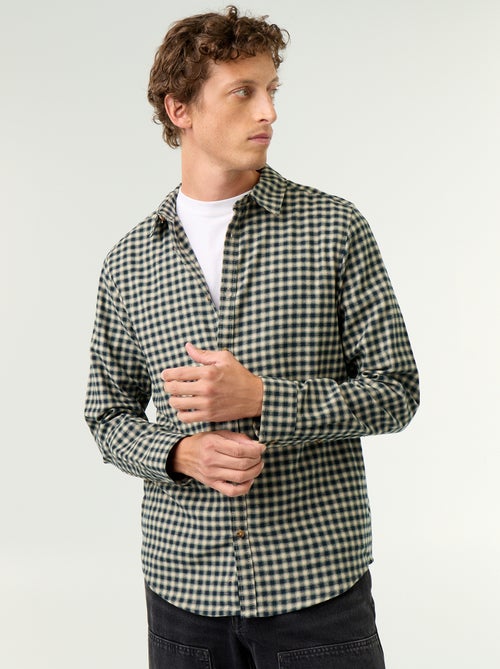Checked Shirt - Kiabi