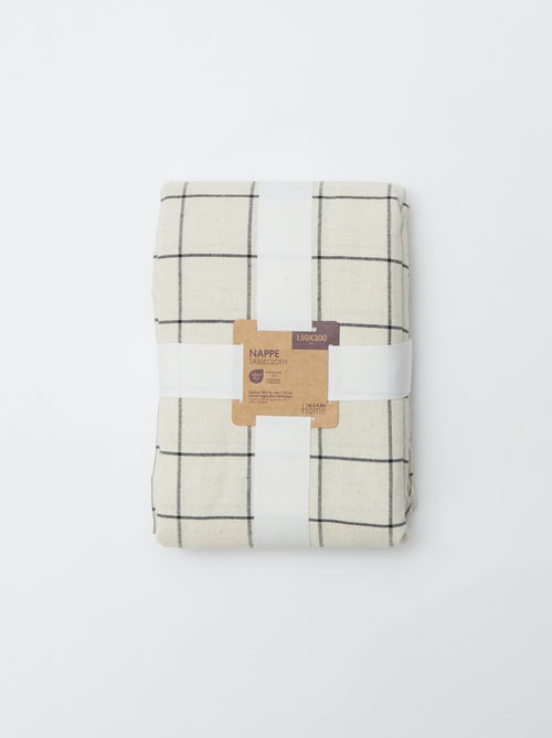 Checked Tablecloth (150x300 cm) - Kiabi Home - Kiabi