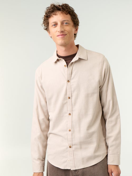 Chemise à carreaux - Kiabi