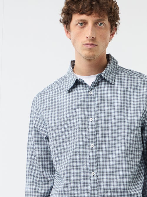 Chemise à carreaux - Kiabi