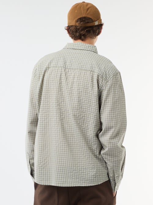 Chemise à carreaux - Kiabi