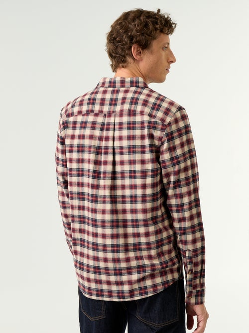 Chemise à carreaux - Kiabi