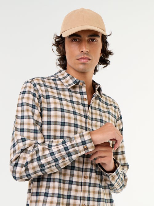 Chemise à carreaux - Kiabi