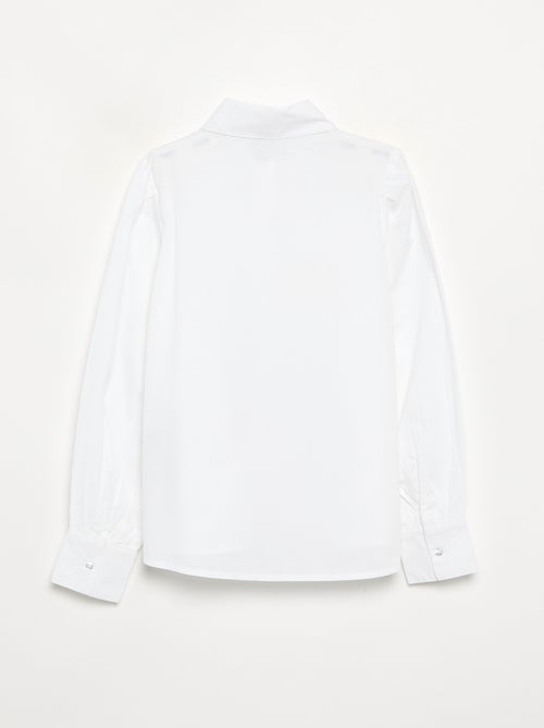 Chemise avec faux bijoux sur le col - Kiabi