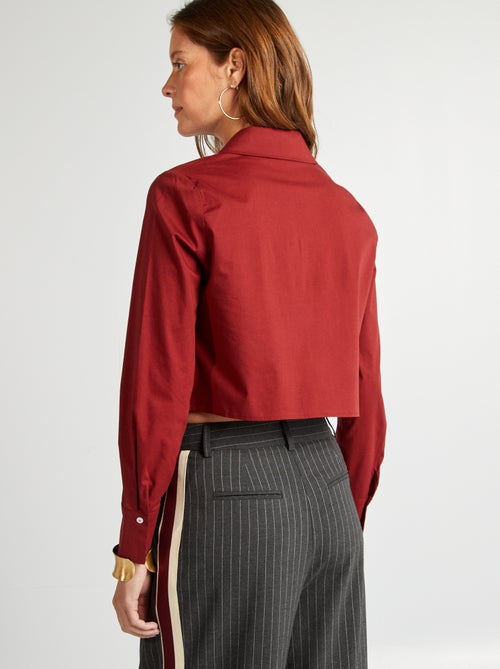 Chemise crop - Kiabi