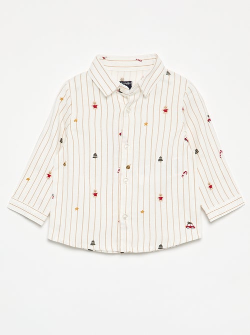 Chemise de Noël en flanelle - Kiabi